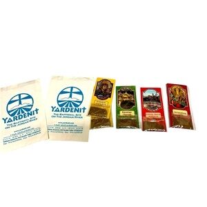 5 Holy Land soil from Yardenit Baptism site Jordan River Israel Souvenir Packets